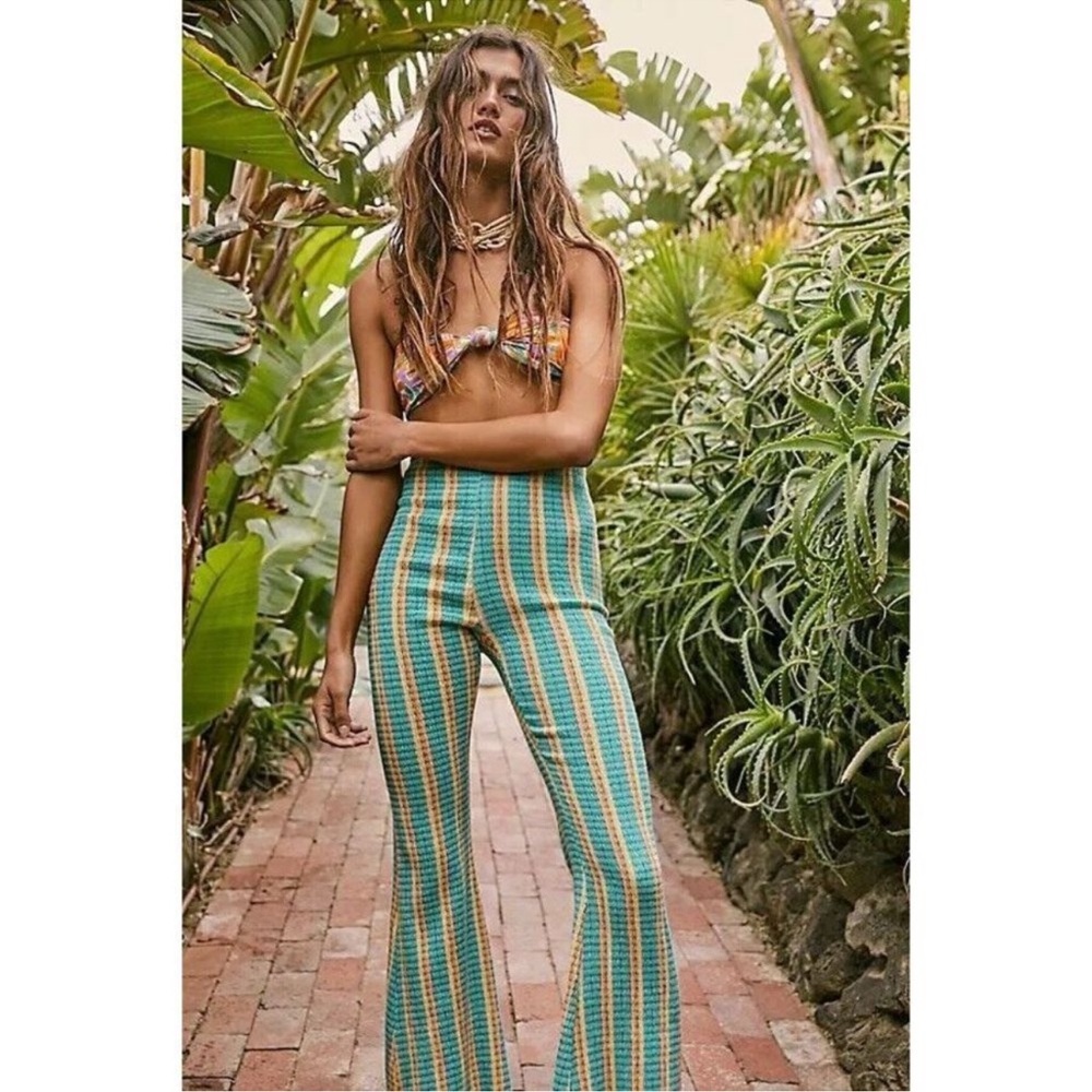 Free People Fine Line‎ Slim Stretch Pants Size Small